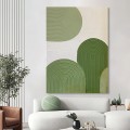 Modern fashion green by Palette Knife wall art minimalism